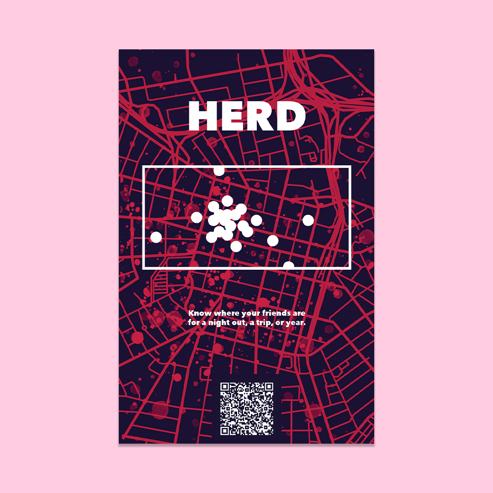 Herd poster design by Vera Villanueva